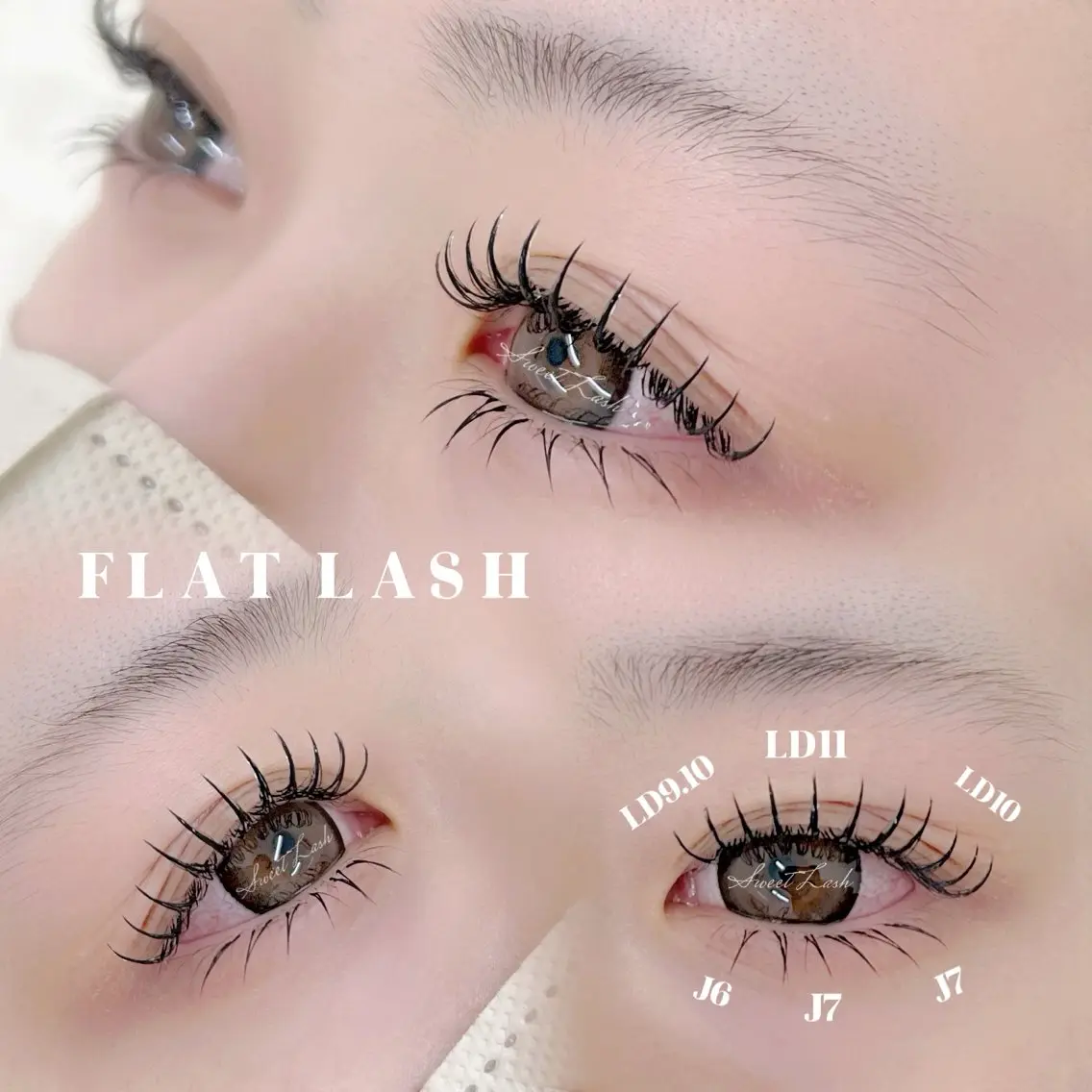 マツエク・マツパ sweet lash 平山のマツエク・マツパデザイン