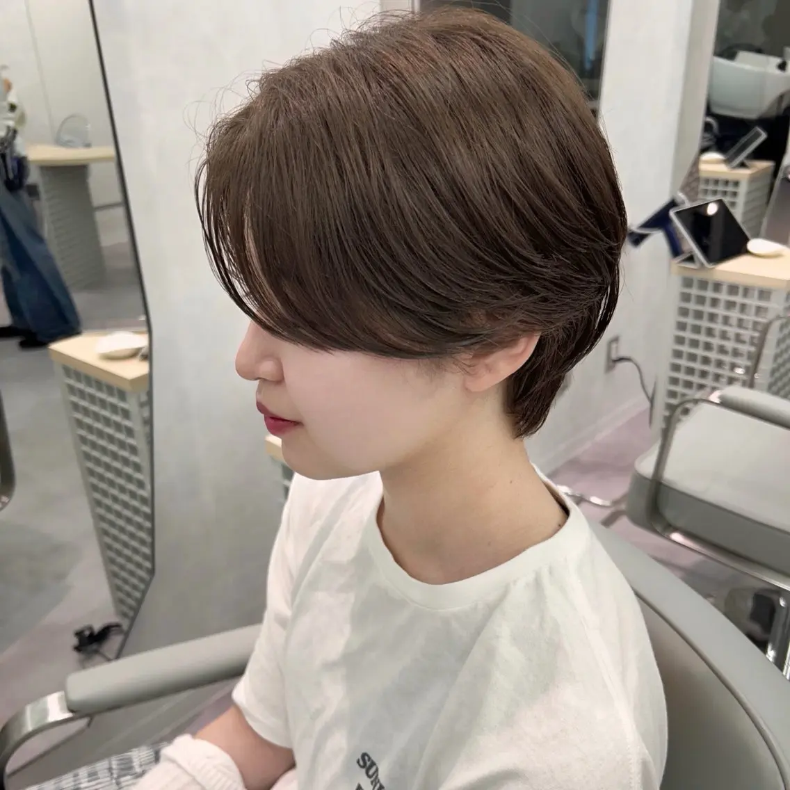 【ショートカット🪽】キューティクル補習トリートメント付き¥0 (の写真