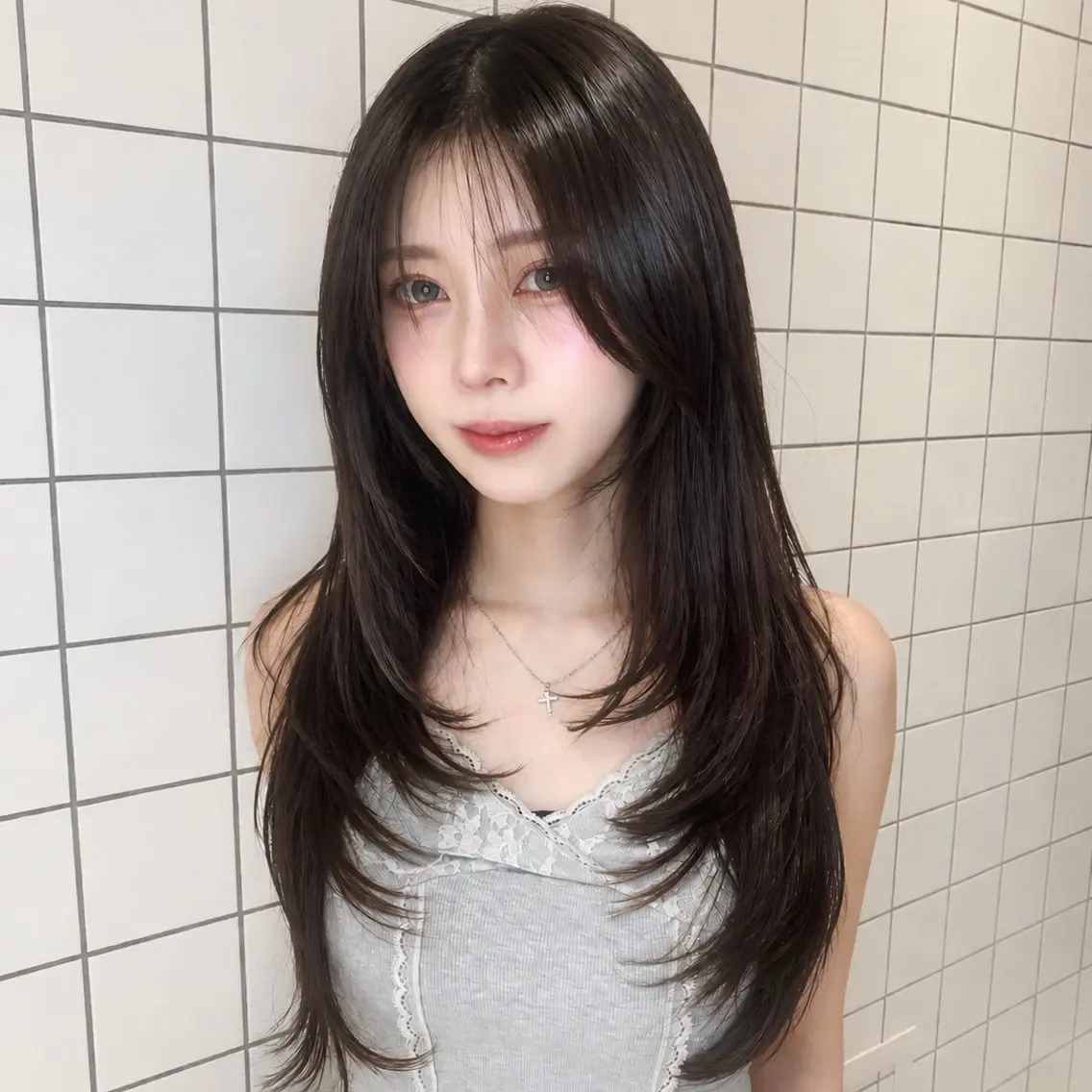 ロング カラー カット ⟡美髪矯正/レイヤー /新宿🌙Yuukaのヘアスタイル