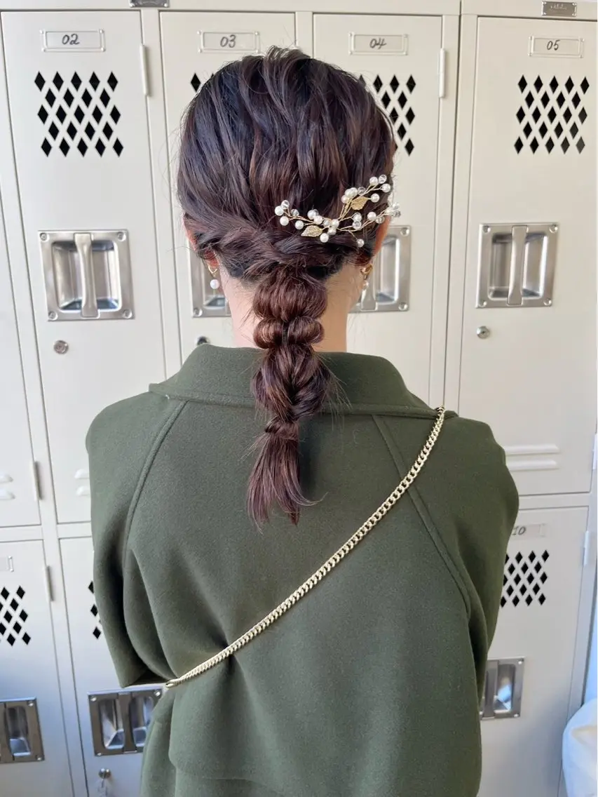 ミディアム ヘアセット 🎀うる艶モテ髪🎀 透明感/ユナのヘアスタイル