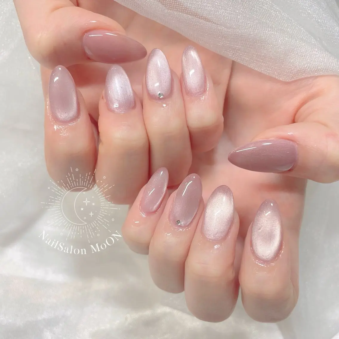 ネイル マグネットネイル ハンドネイル ハンドケア MoON...❤︎ MeGuのネイルデザイン