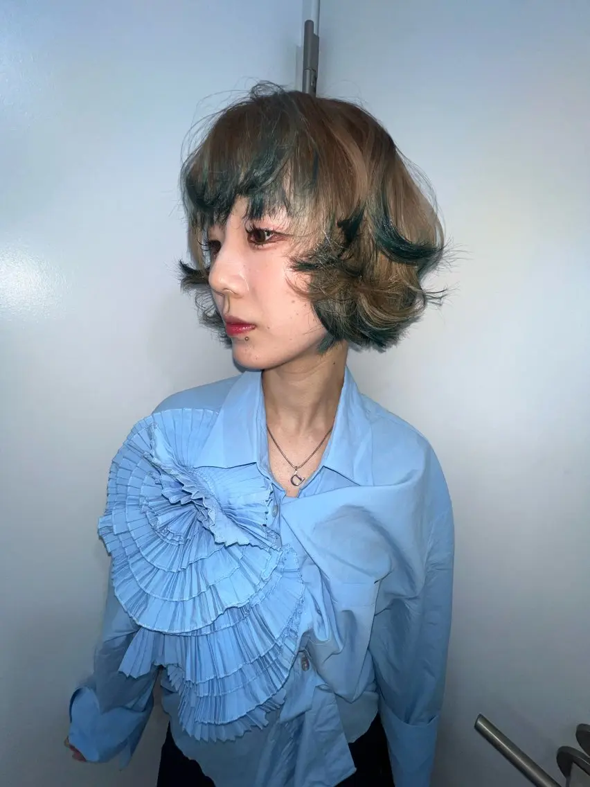 ショート カット ヘアカラー トリートメント 💥ウルフカット デザインあんな💥のヘアスタイル