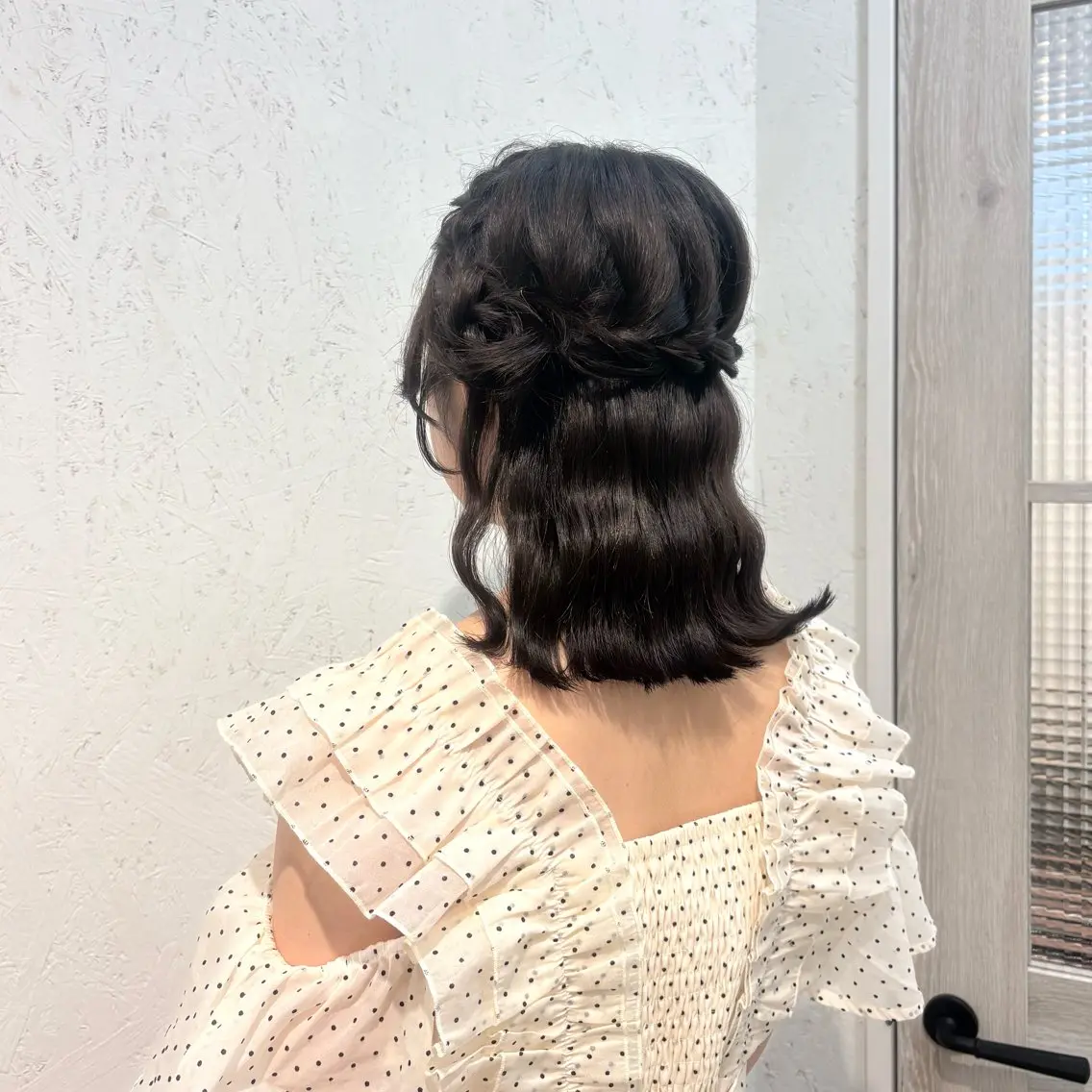 ミディアム ヘアアレンジ ヘアアレンジ🌸 城津唯のヘアスタイル