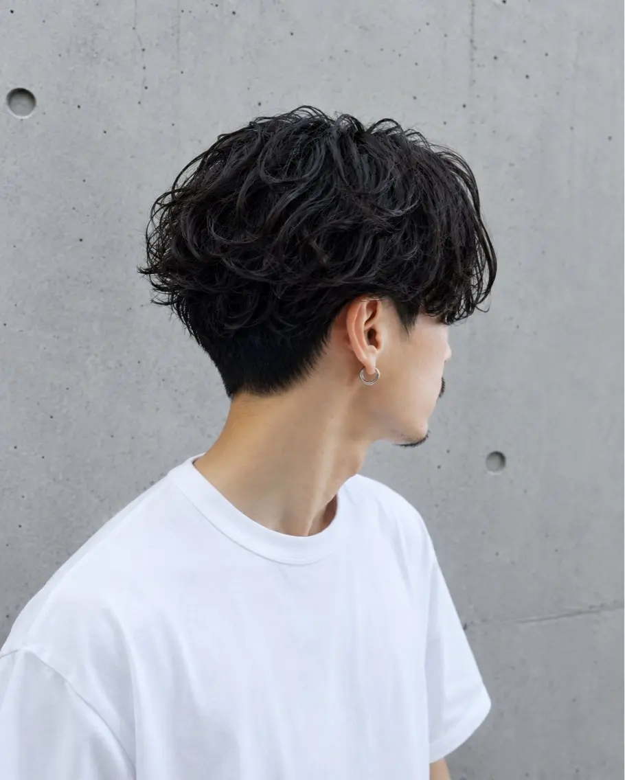 メンズニュアンスパーマ(カット込み)の写真