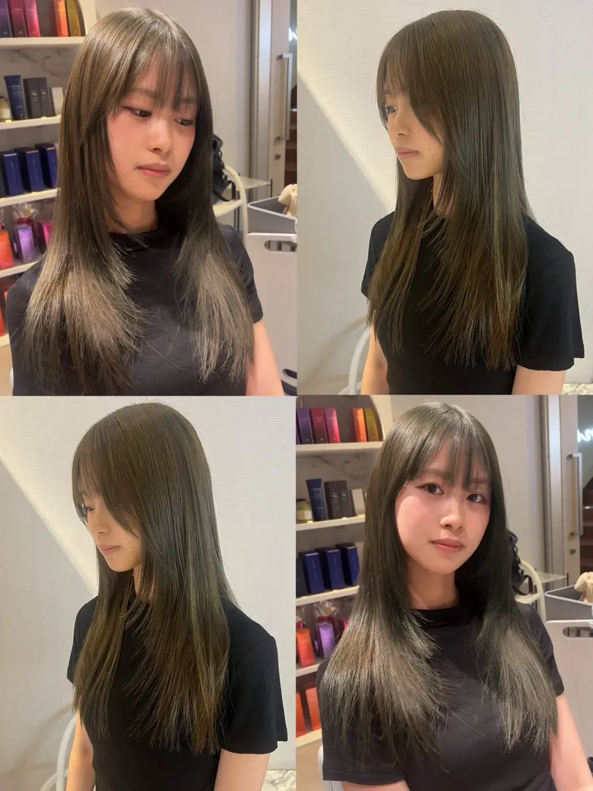 ロング レイヤーカット 長沼ゆうか /レイヤーカットのヘアスタイル