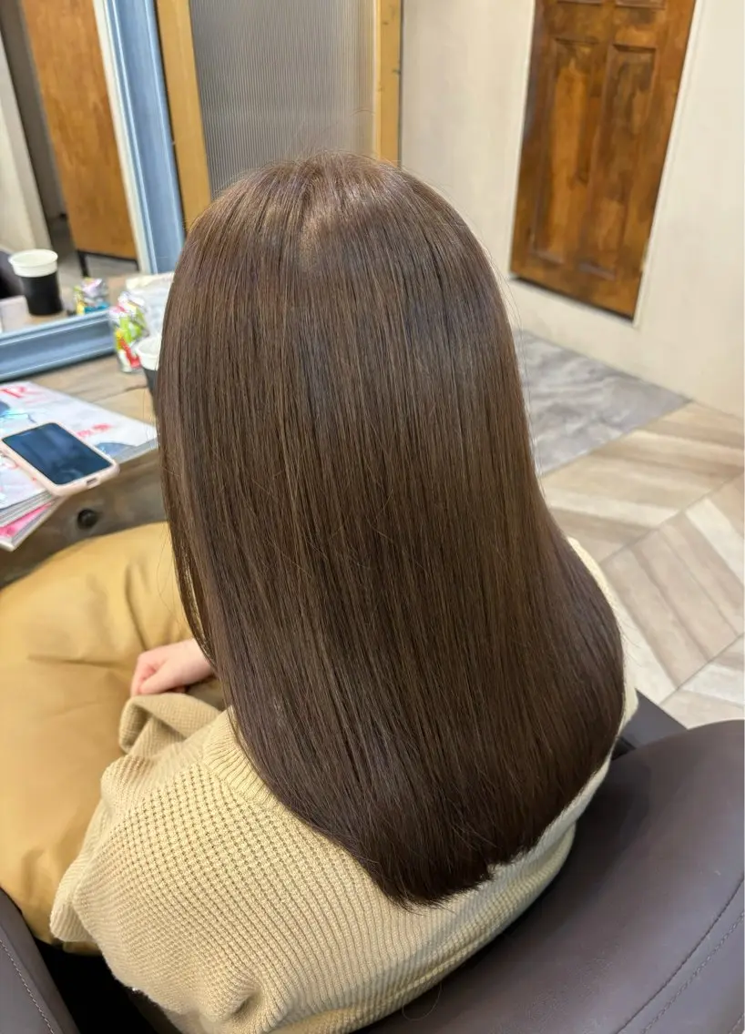 °・*:.。.ワンカラー+保湿トリートメント(シャンプーブロー込)¥7,500°・*:.。.の写真