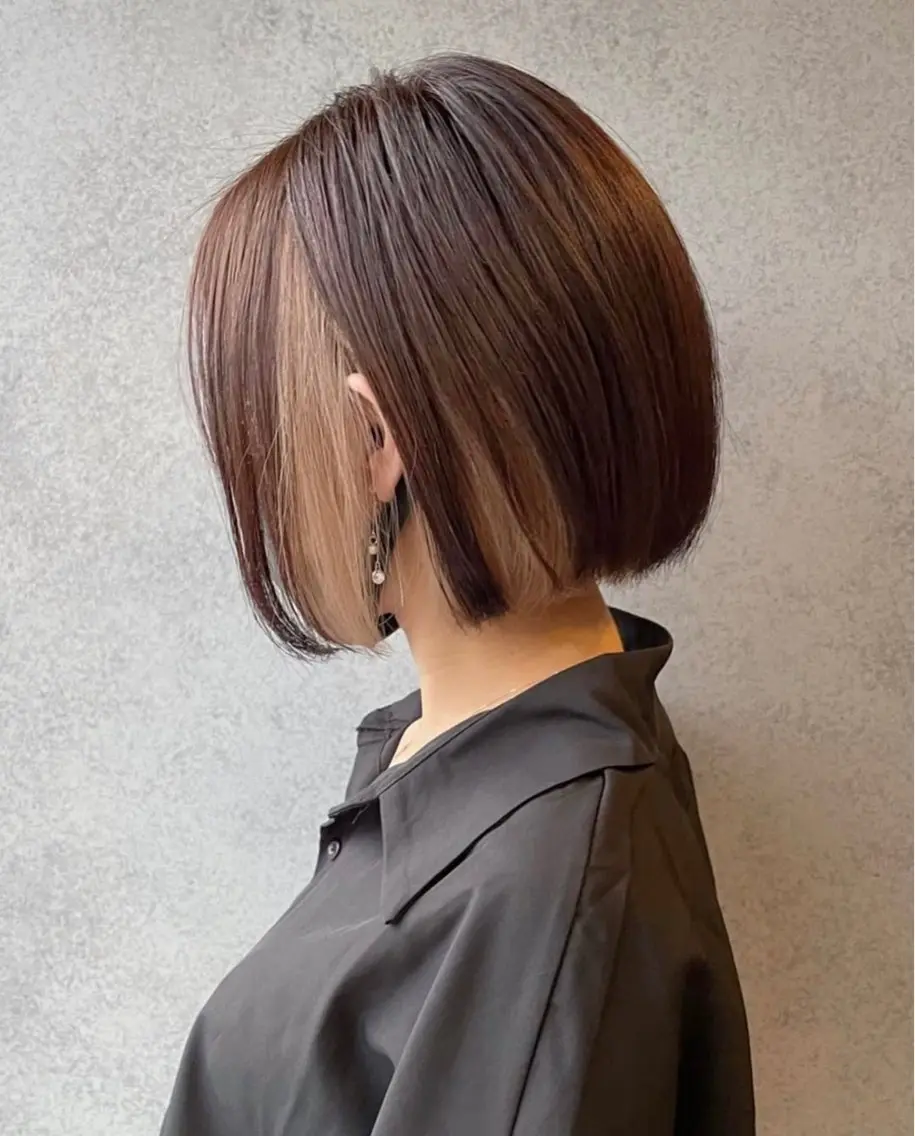 ボブカット+シャンプーブローの写真