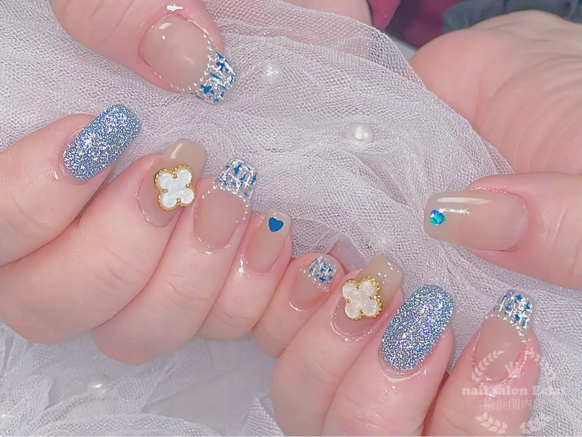 ネイル ハンドネイル ネイルサロンエクラ 🫧Shizukaのネイルデザイン