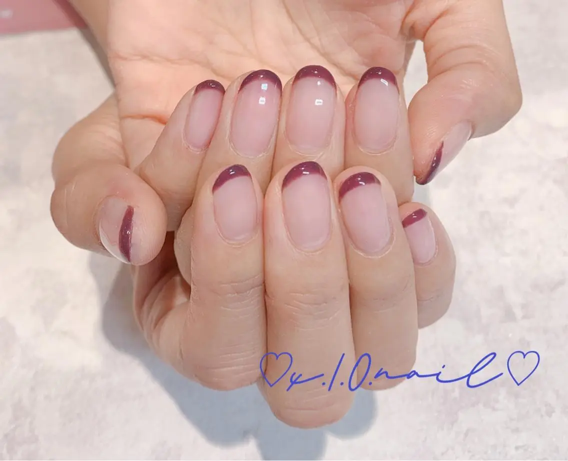 ネイル アニマル柄 アートネイル ニュアンスネイル ネイルチップ x.1.0.nail ♡Cのネイルデザイン