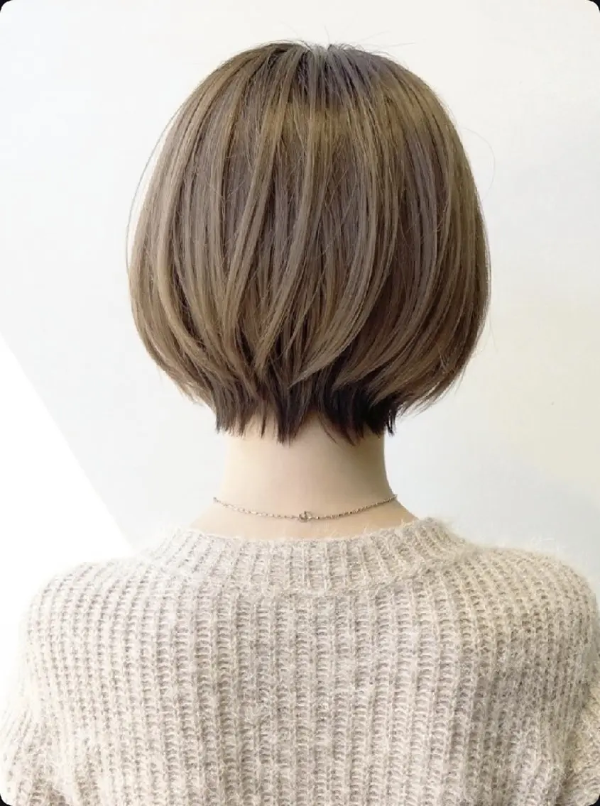 ショート カット ヘアカラー 大橋 弘一のヘアスタイル