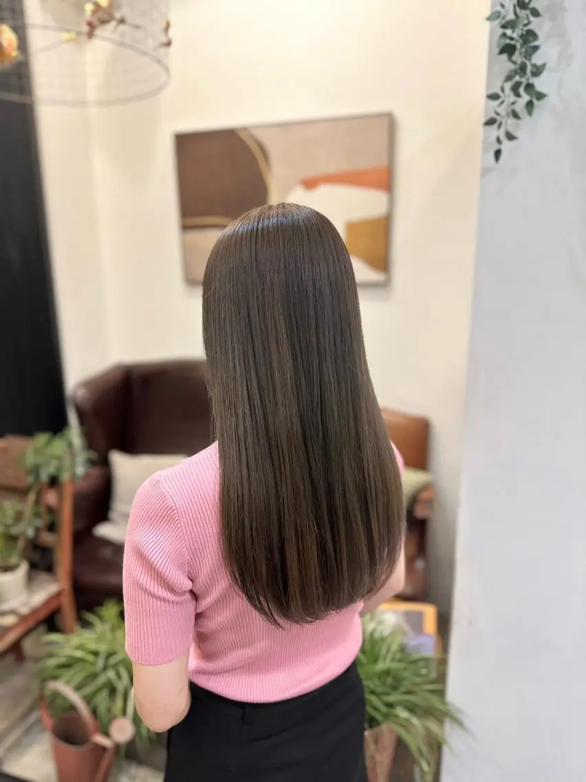 ロング カラー ヘアカラー トリートメント 村上 滉弥のヘアスタイル