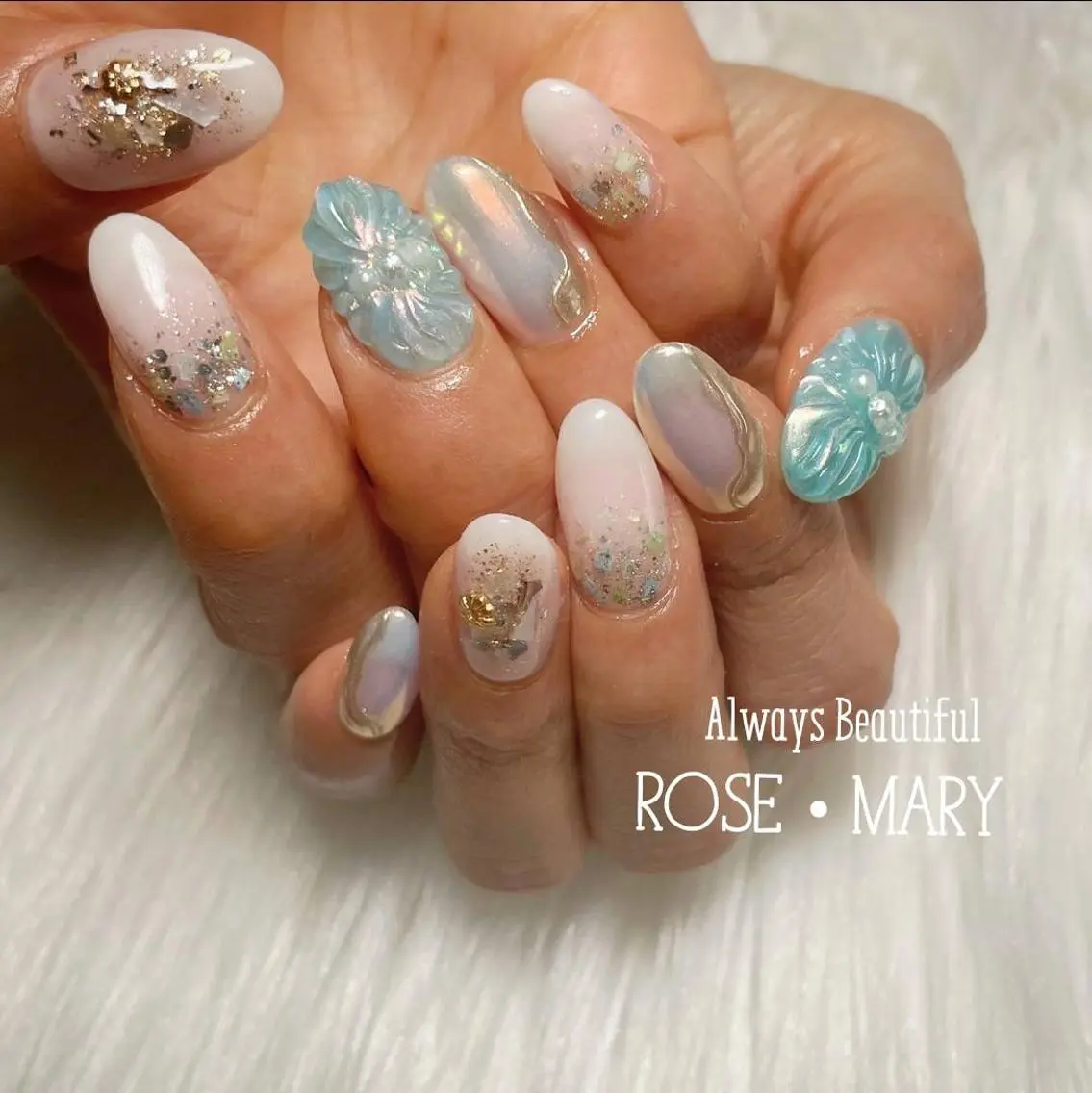ネイル ハンドネイル ROSE・ MARY 鈴木のネイルデザイン
