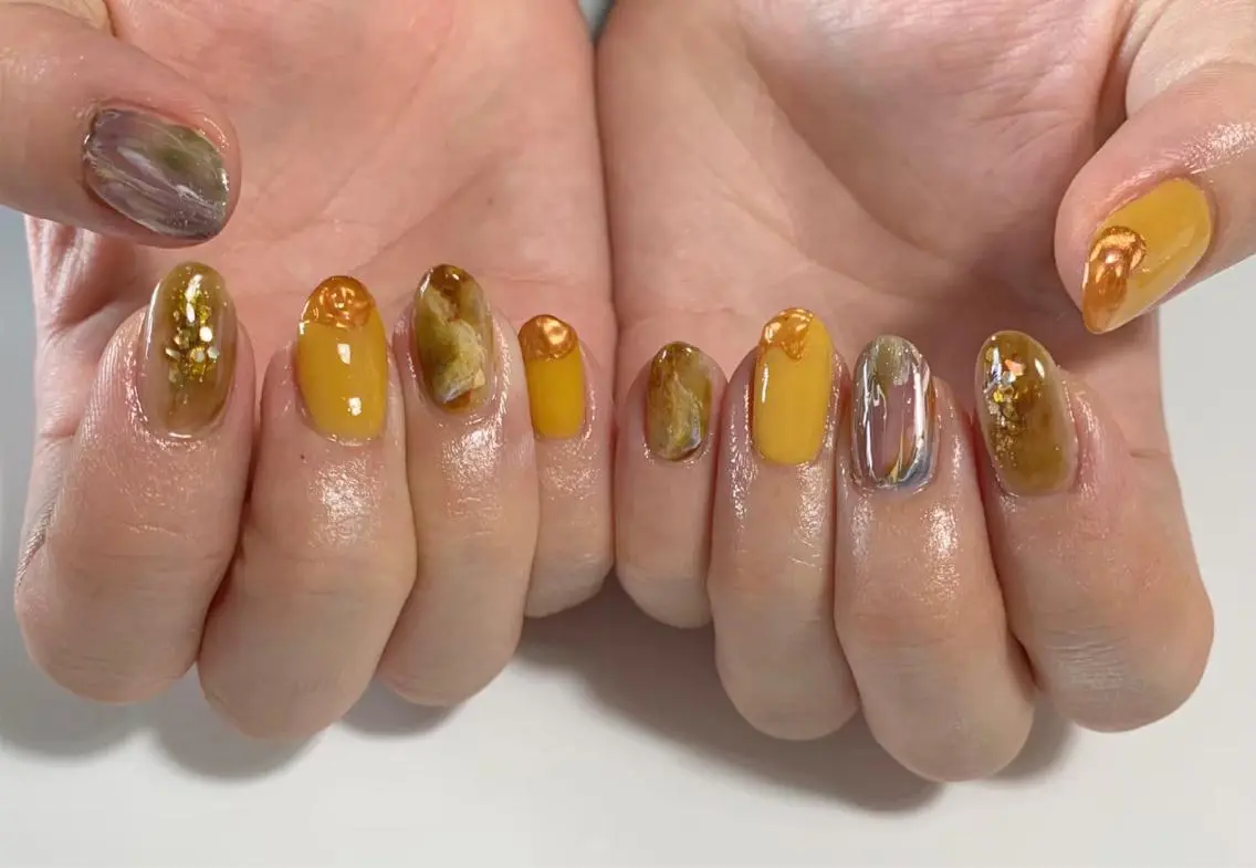 ネイル ニュアンスネイル ☺︎na tsu…のネイルデザイン