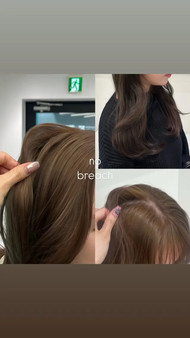 カラー カット ヘアカラー トリートメント 海外girl🤎 透明感ベージュmaoのヘアスタイル
