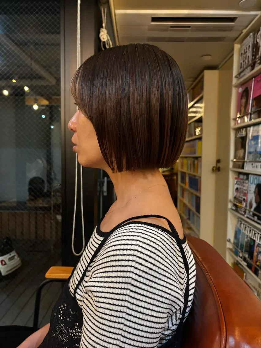 ミディアム ボブ/ショート カオリのヘアスタイル