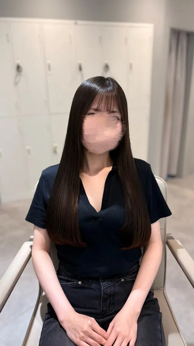 ロング 山中 萌百花のヘアスタイル