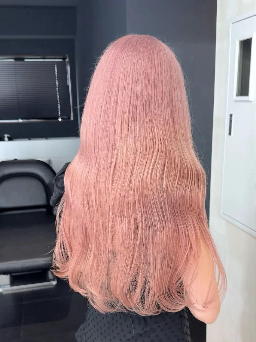 ロング カラー ベージュカラー ブリーチ ケアブリーチ 透明感カラー デザインカラー カット ヘアカラー トリートメント ブリーチ ハイトーン 特化🌈フジタハルキのヘアスタイル