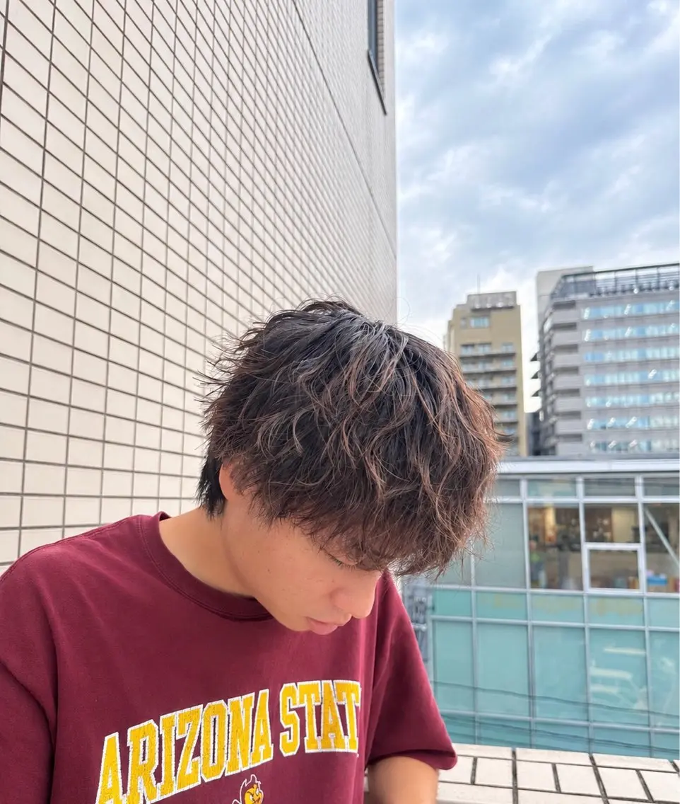 メンズ メンズパーマ 波巻きパーマ カット カナモリ メンズカット/パーマのヘアスタイル