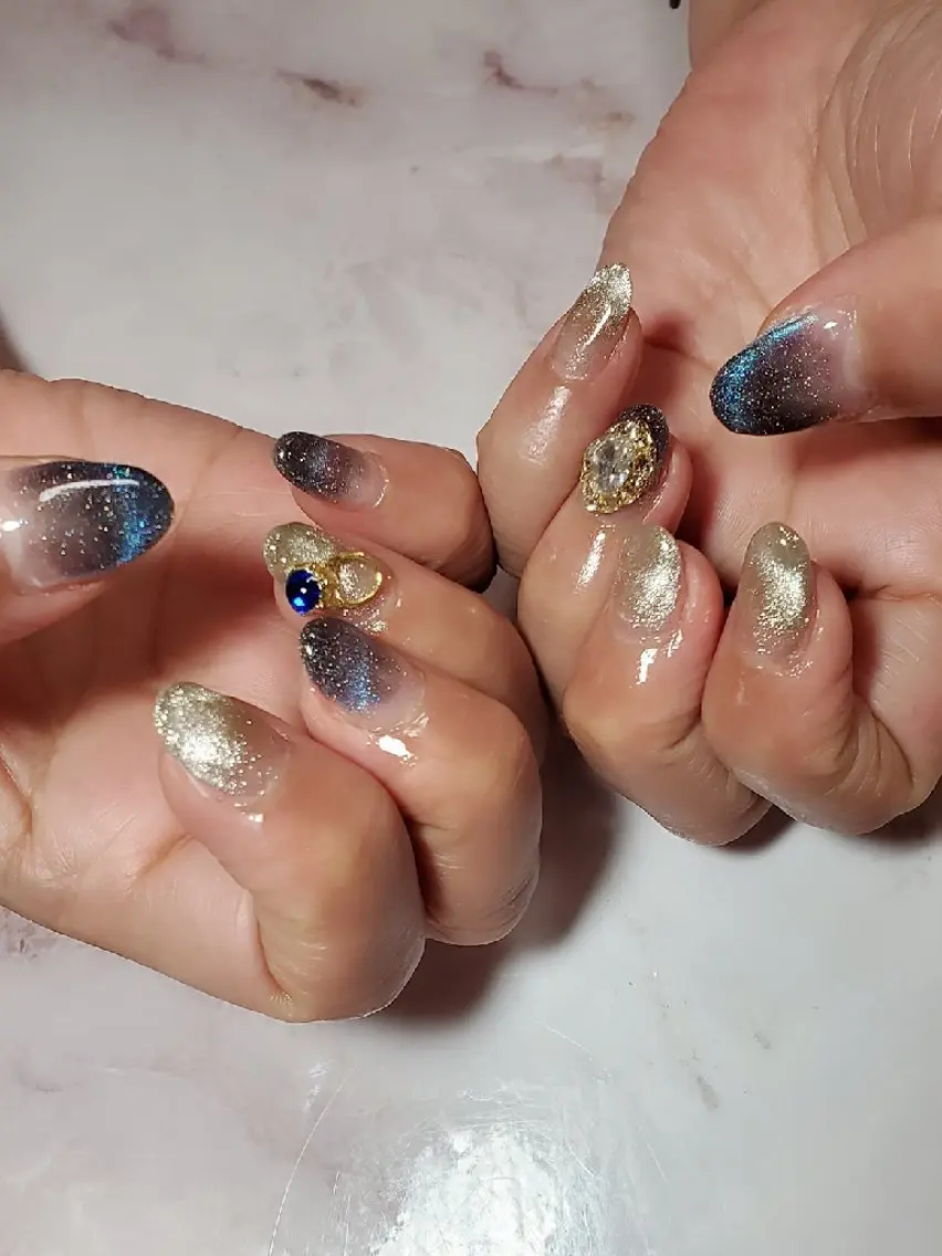 ネイル マグネットネイル ハンドネイル Garnet nailのネイルデザイン
