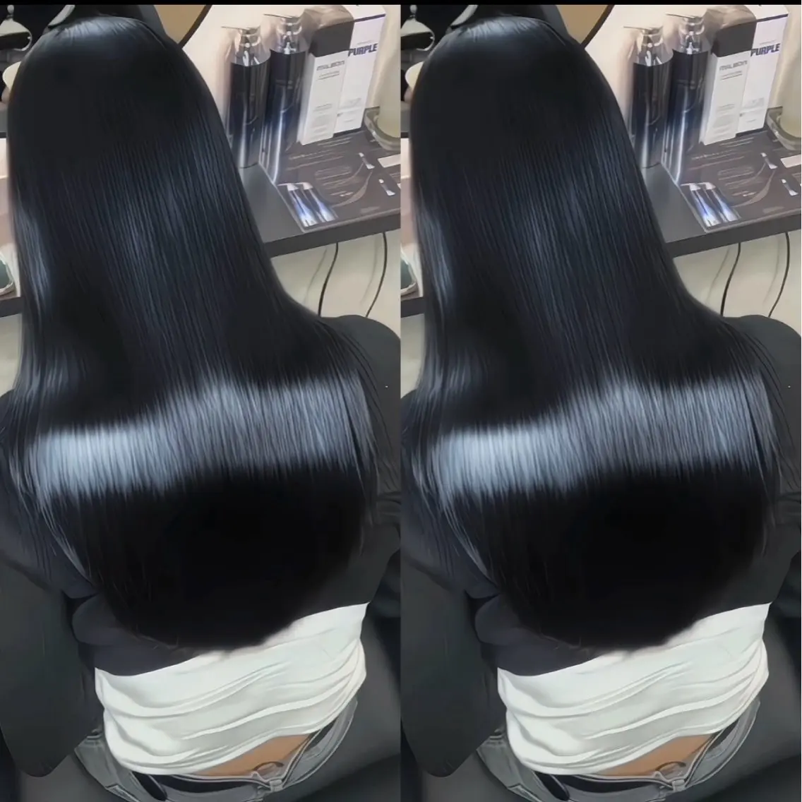 ✨新規限定🫧忙しい方向け🫧 1度で綺麗になる美艶コース✨カット＋髪質改善カラー＋美髪縮毛矯正＋トリートメントの写真