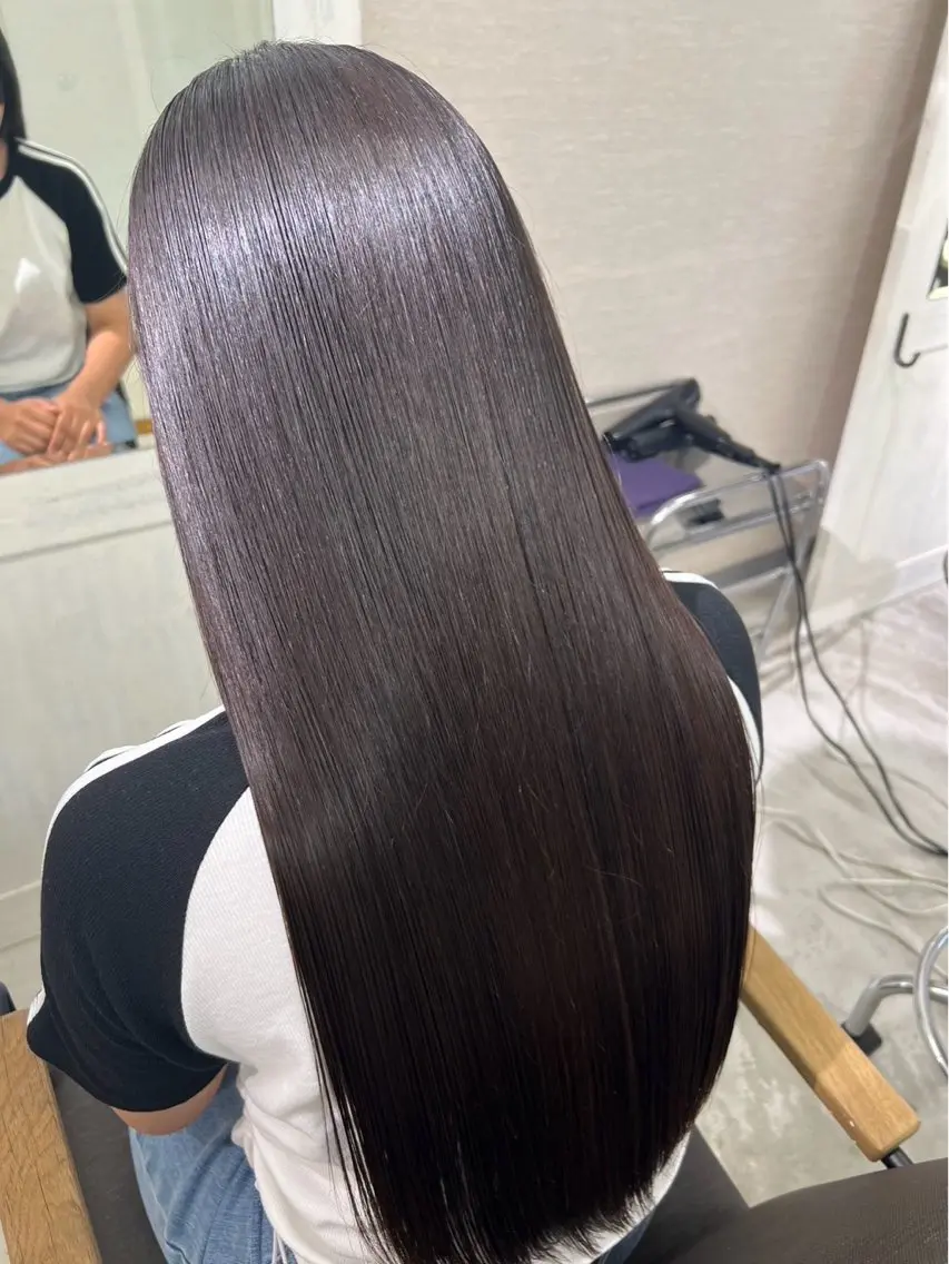 ロング 田中 あいのヘアスタイル