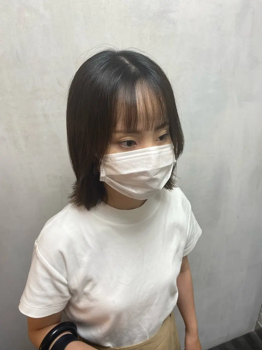 ミディアム 暖色 /シマダアミのヘアスタイル