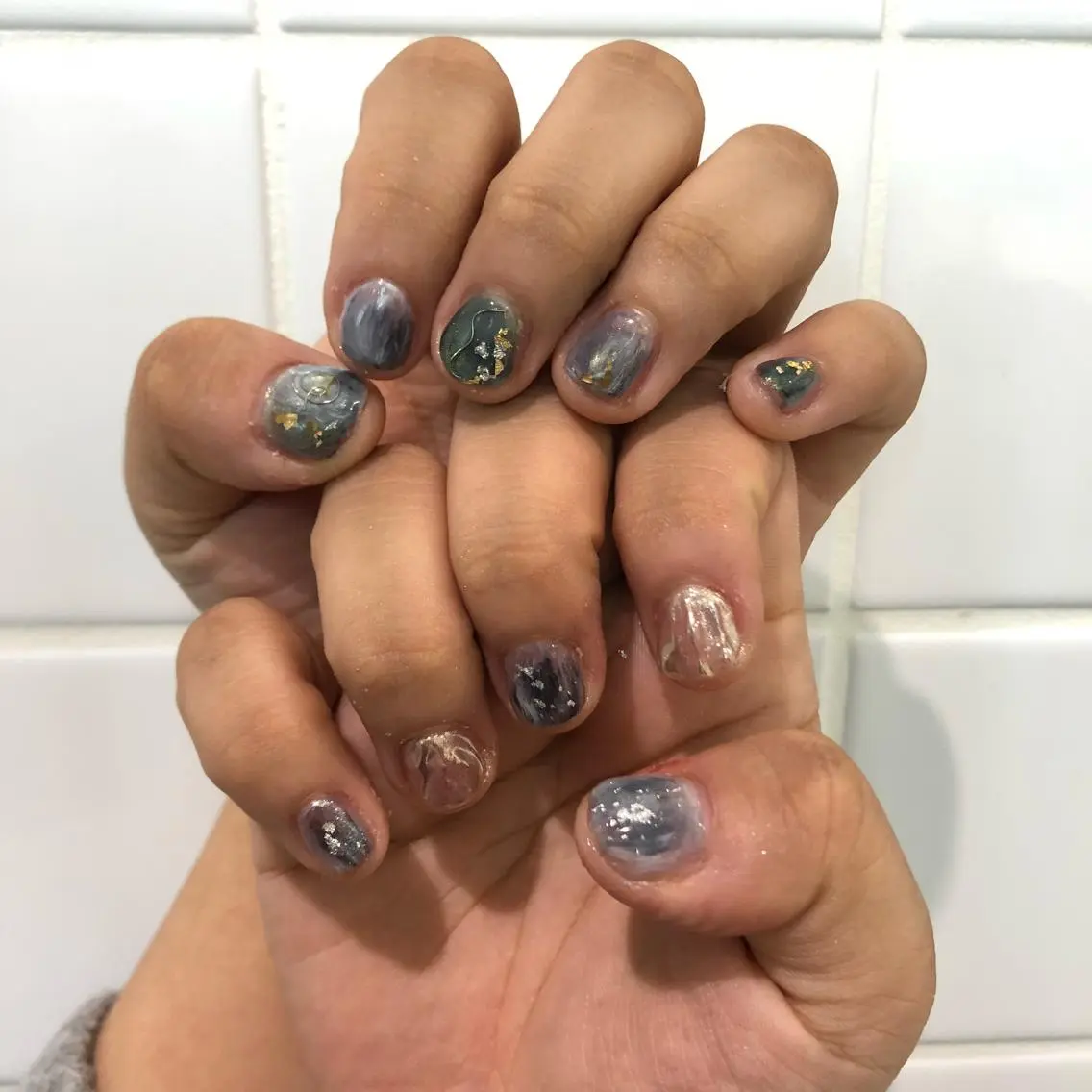 ネイル 【淡色color/ nail】maikoのネイルデザイン