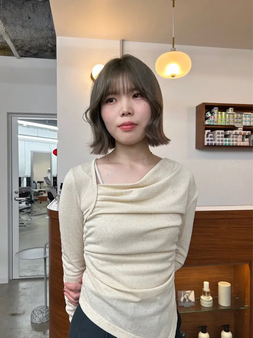 ロング カラー 大阪梅田/ イマムラミヅキのヘアスタイル