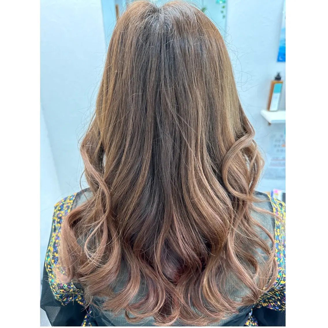 ロング ヘアセット 三原 友美のヘアスタイル