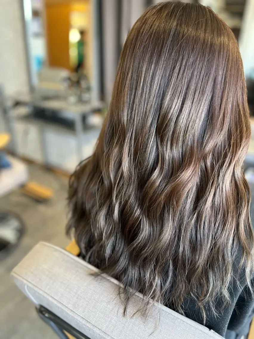 ロング メンズスタイル バレイヤージュ　齋藤のヘアスタイル