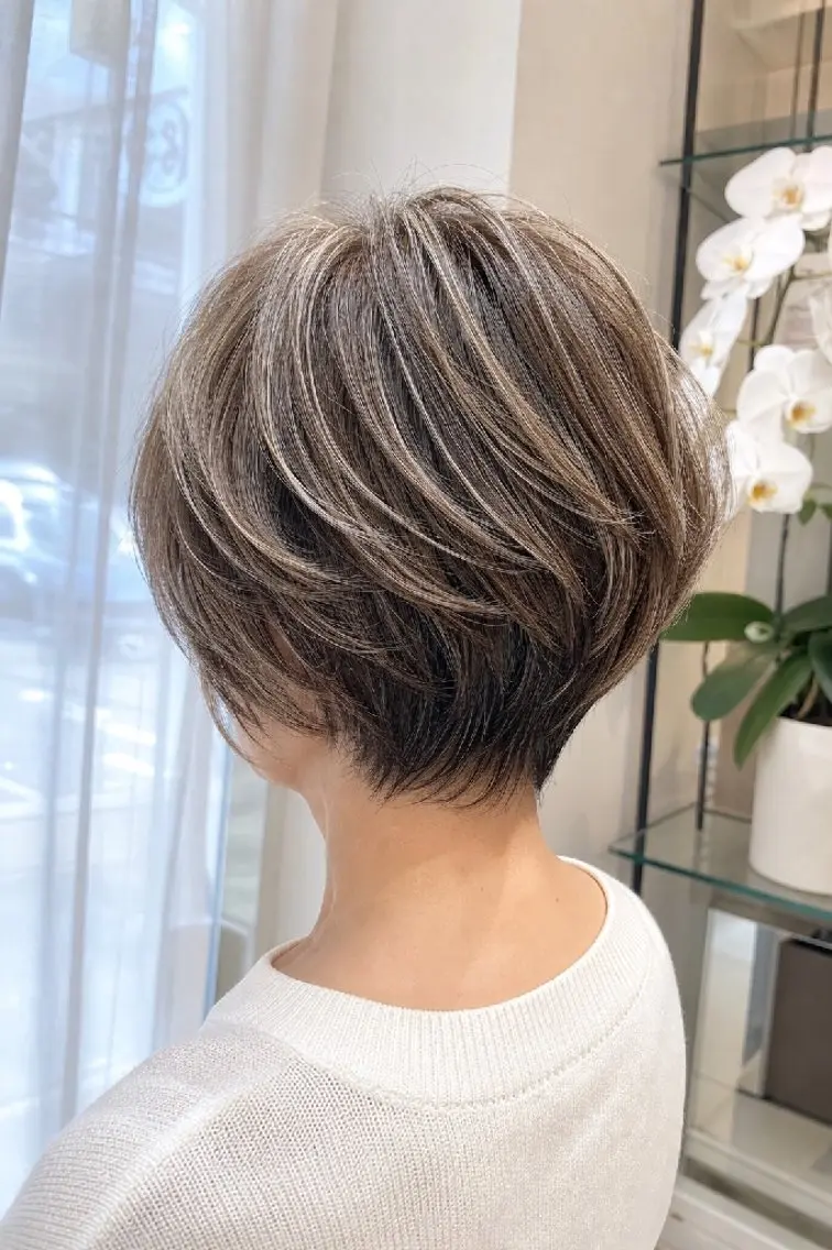 ショート FUBUKI /縮毛矯正/髪質改善のヘアスタイル