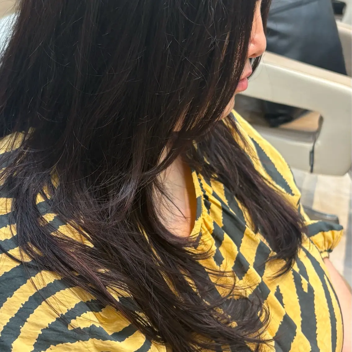 ロング レイヤーカット 喜多 しおりのヘアスタイル