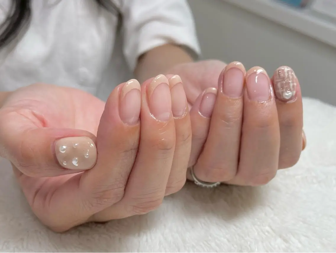 ネイル フレンチネイル riri-nail Rie Endoのネイルデザイン