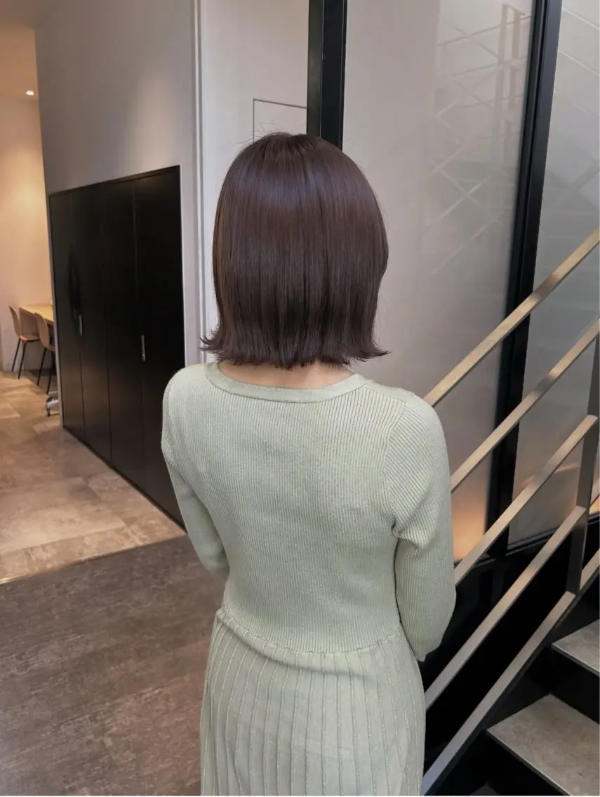 ミディアム カラー カット ヘアカラー stylist 🌸 kana.のヘアスタイル
