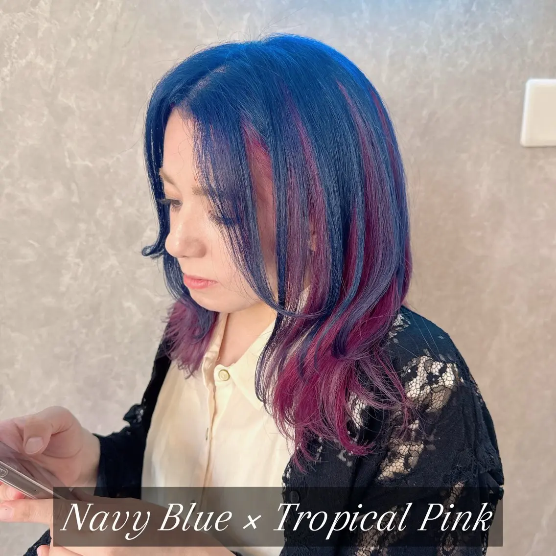 セミロング カラー バレイヤージュ ブリーチ ケアブリーチ ダブルカラー イヤリングカラー ヘアカラー トリートメント ブリーチの神 KYONのその他イメージ
