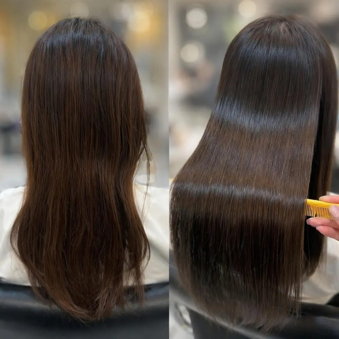 ロング パーマ カット 縮毛矯正 トリートメント 柔らかい縮毛矯正/ ボブ/北林のヘアスタイル