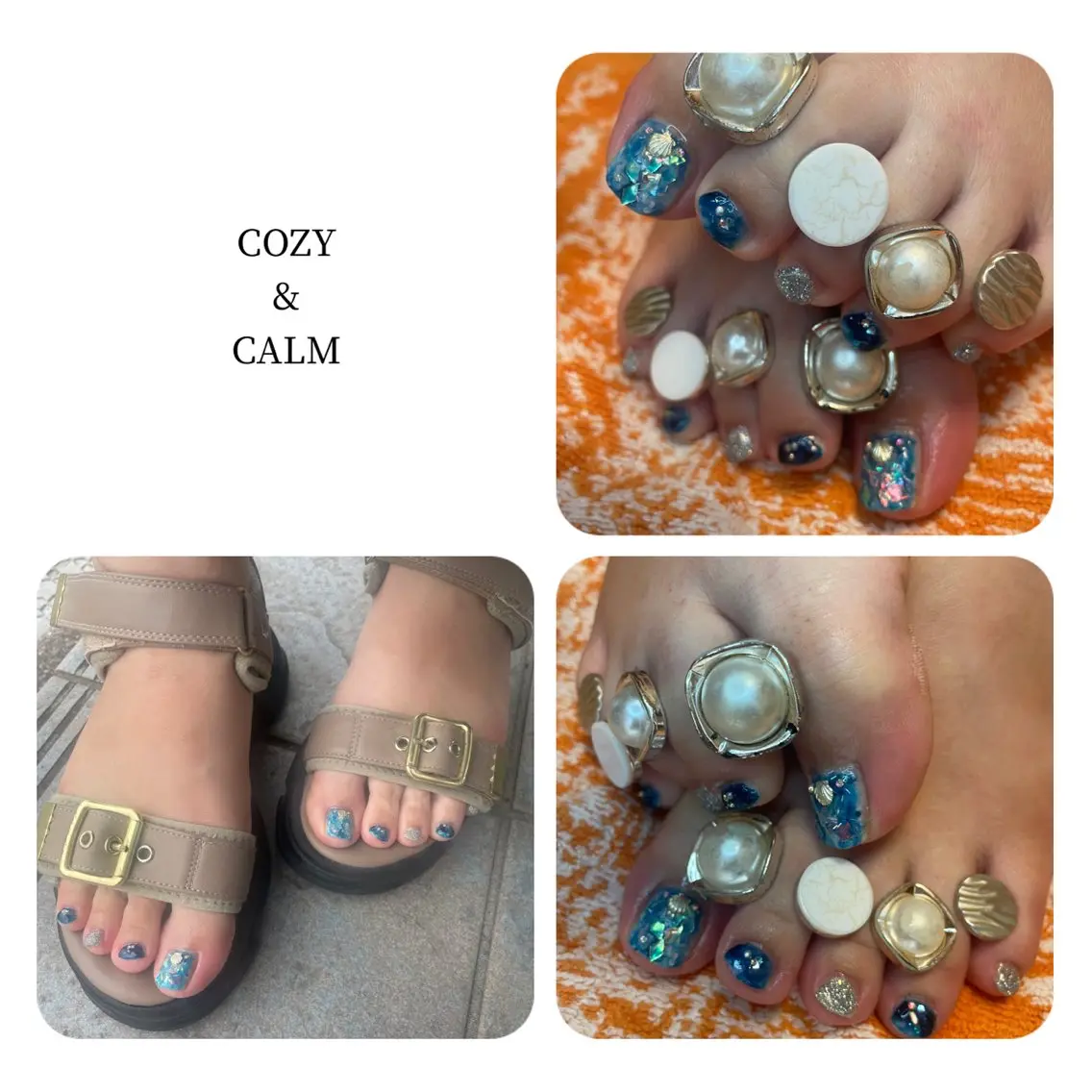 ネイル フラッシュネイル フットネイル ニュアンスネイル NAIL★M 真紀のネイルデザイン