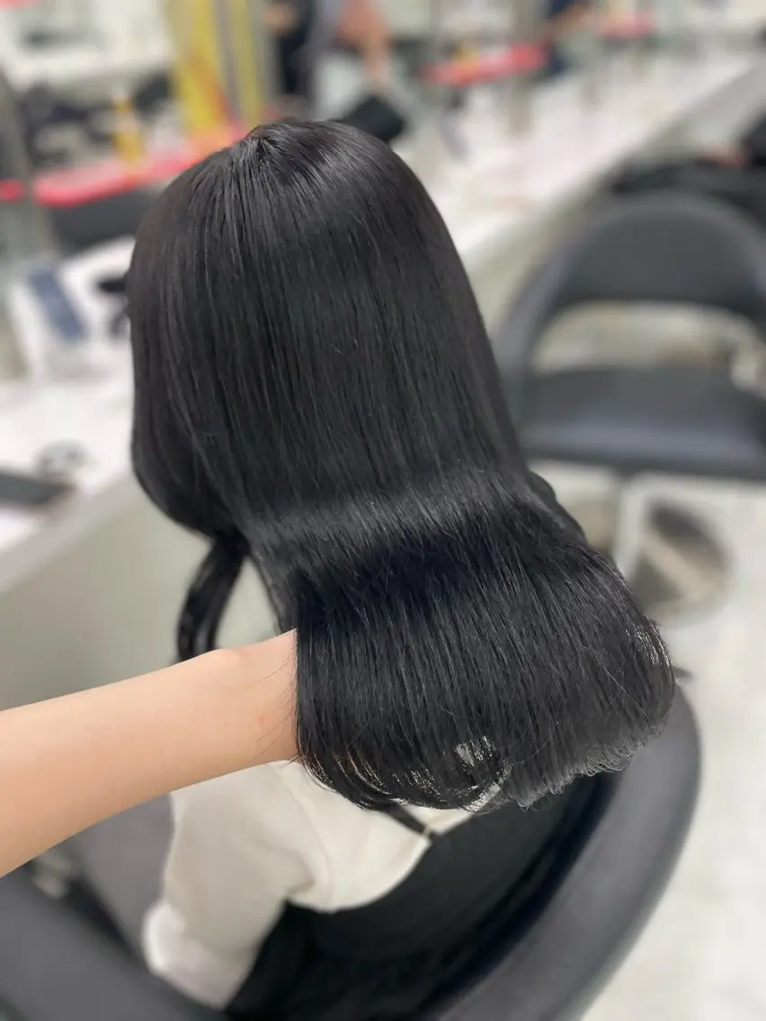 セミロング トリートメント ヘッドスパ 🪞韓国🤍大人っぽ 艶髪🤍FRUITSのヘアスタイル
