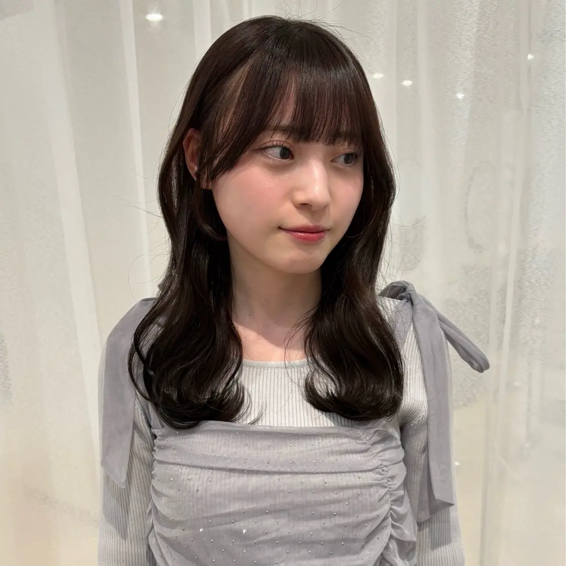 セミロング カラー yukari🌷名駅 *大人かわいい艶髪のヘアスタイル