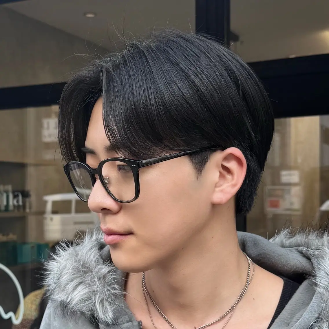 【🚨限定SALE🚨】メンズカット+曲がる縮毛矯正/メンズカット//韓国メンズヘアの写真
