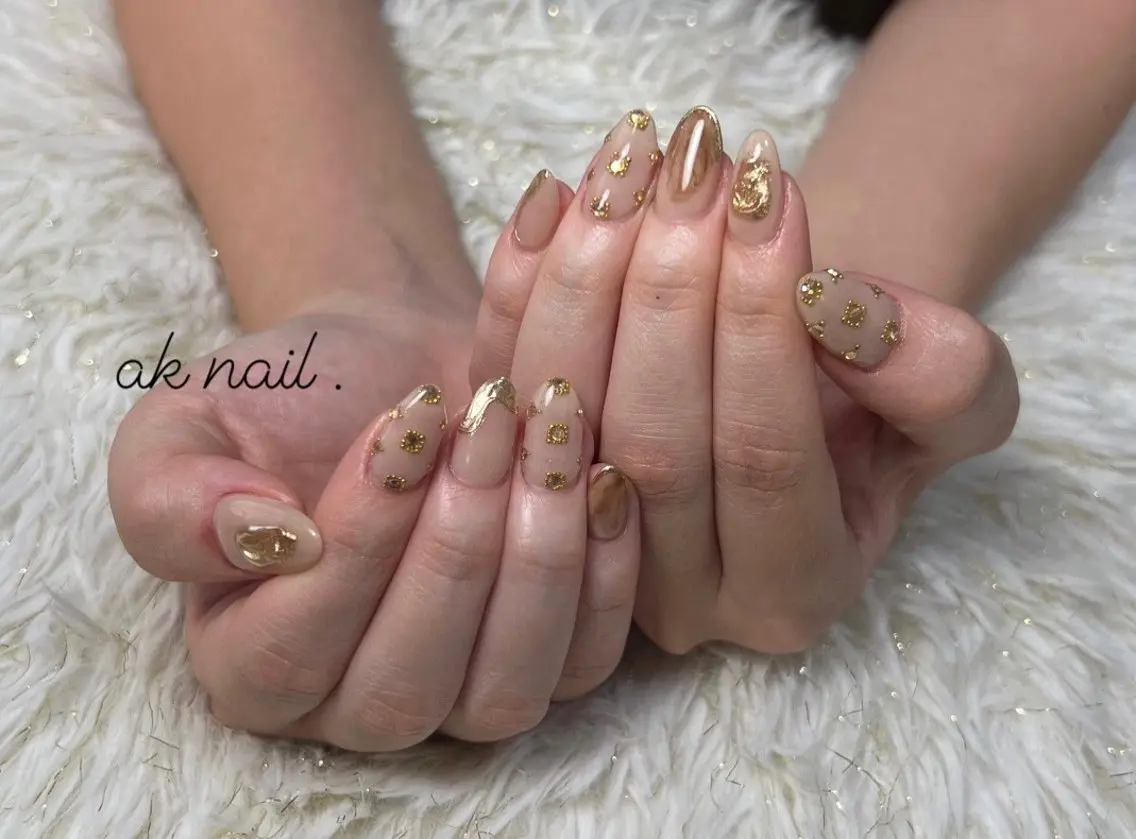 ネイル ハンドネイル ak nail .のネイルデザイン
