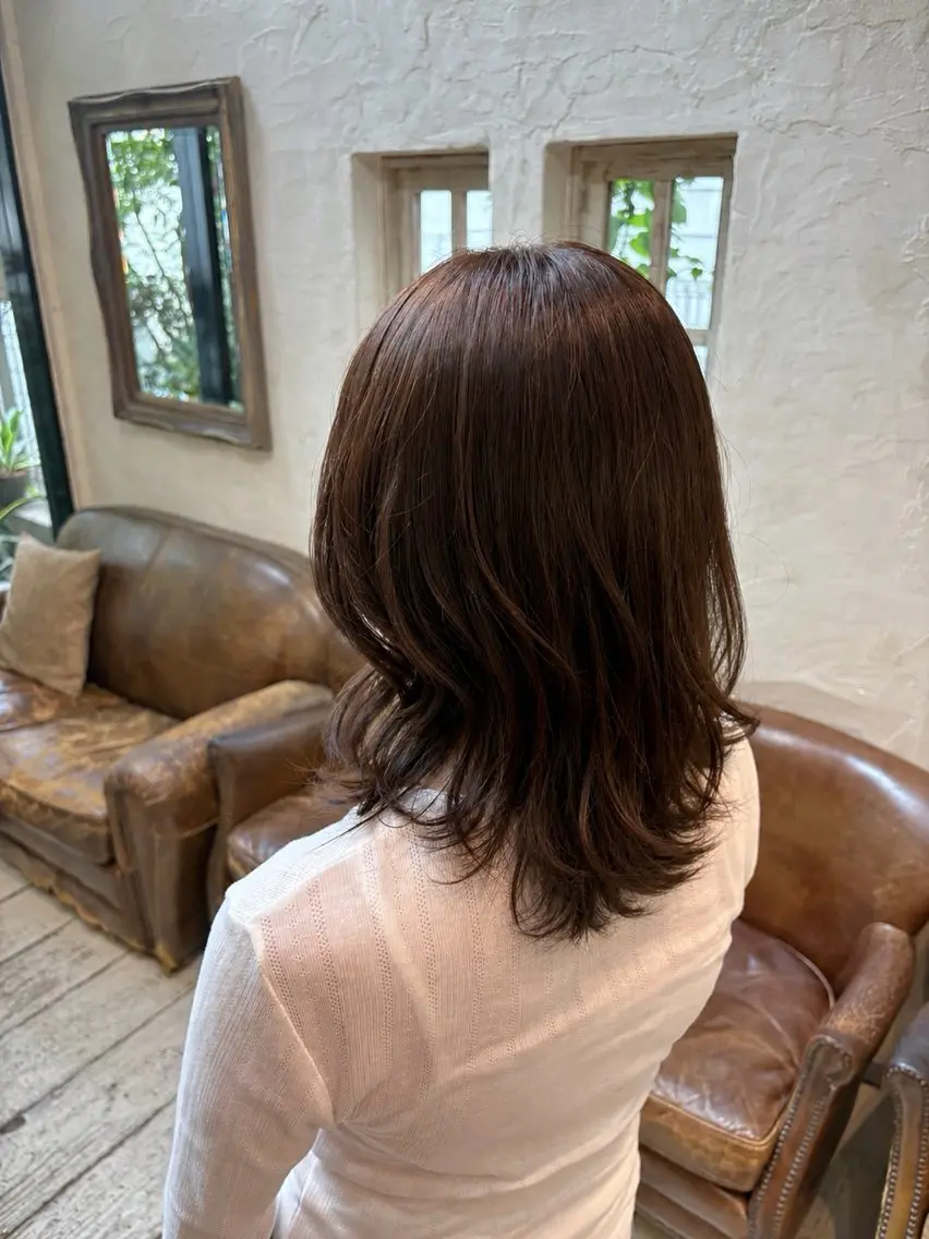 カラー ブラウンカラー 工藤 暖 /縮毛矯正のヘアスタイル
