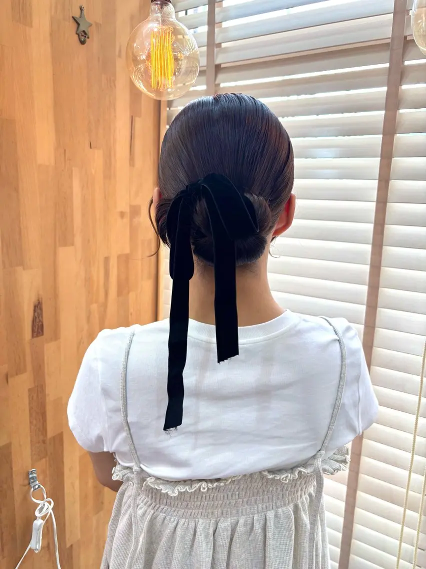 セミロング ヘアアレンジ ヘアセット ヘアメイク＆着付け 福岡高宮mikuのヘアスタイル