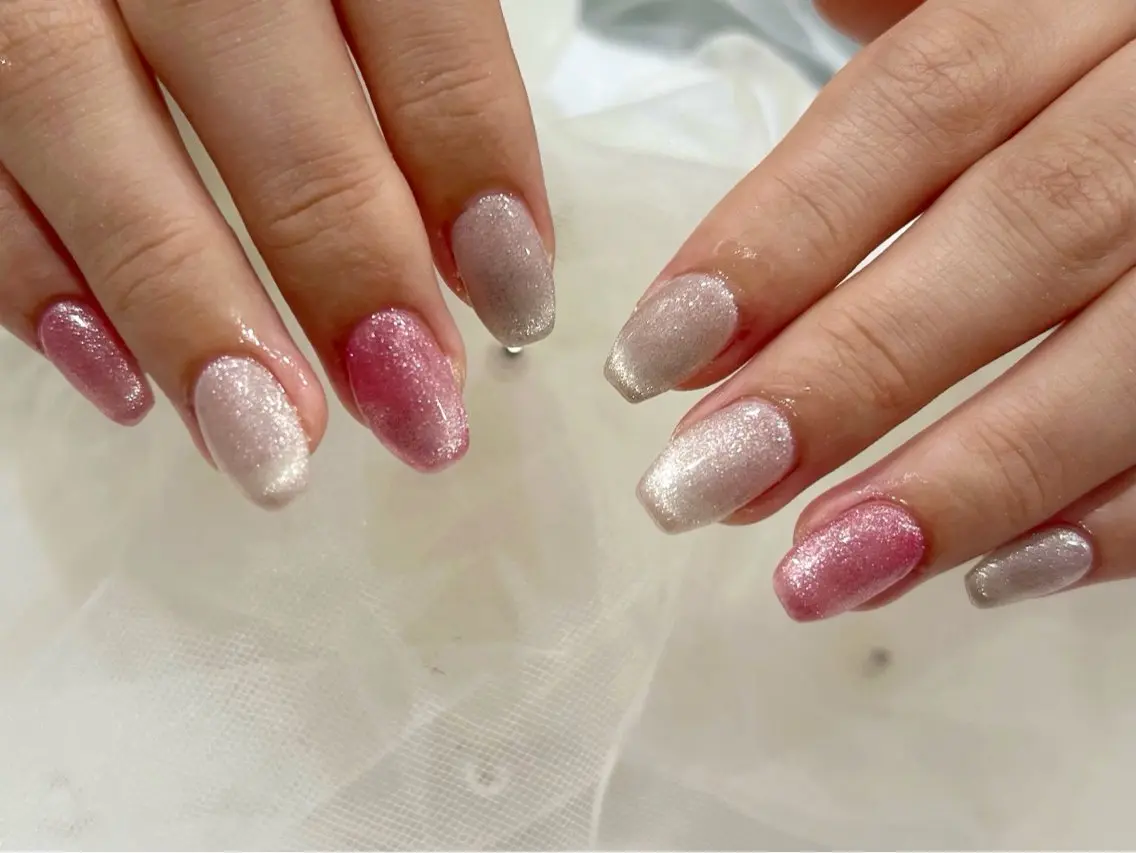 【5月限定🌸】【オフ有】マグネットやフラッシュも選べる🫶💖ワンカラー💅¥4,300の写真