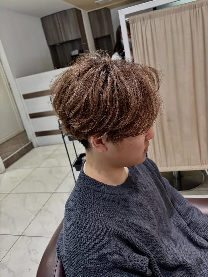 カラー カット ヘアカラー 佐々木 拓海のヘアスタイル