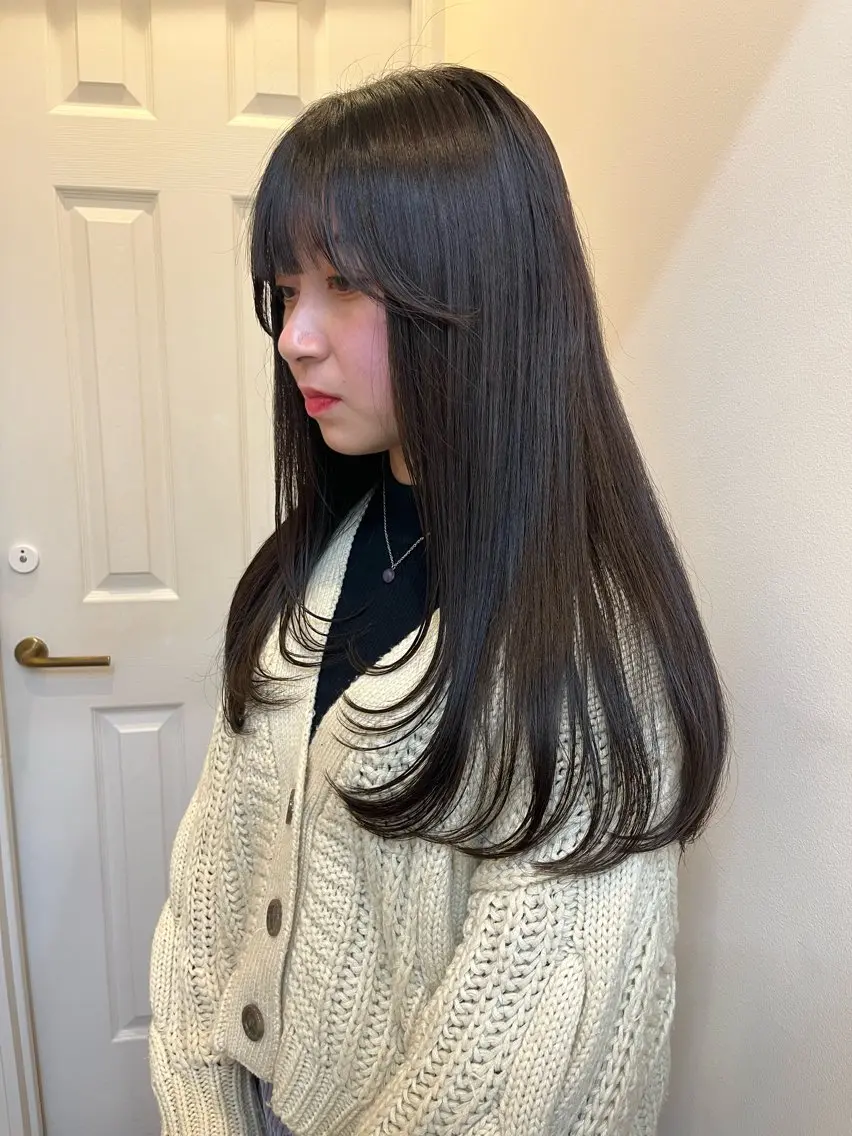 ロング yuka/ロング/ レイヤーカットモデルのヘアスタイル
