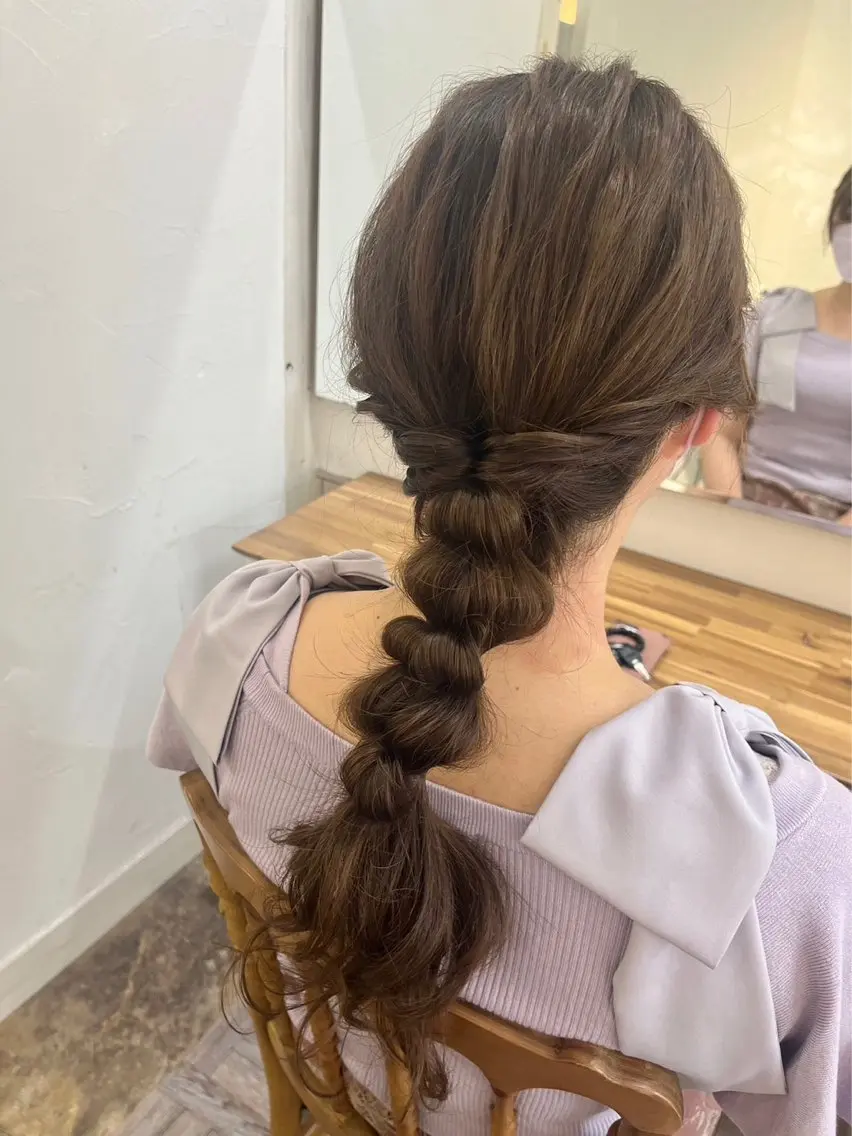 ヘアアレンジ 河野 優希のヘアスタイル