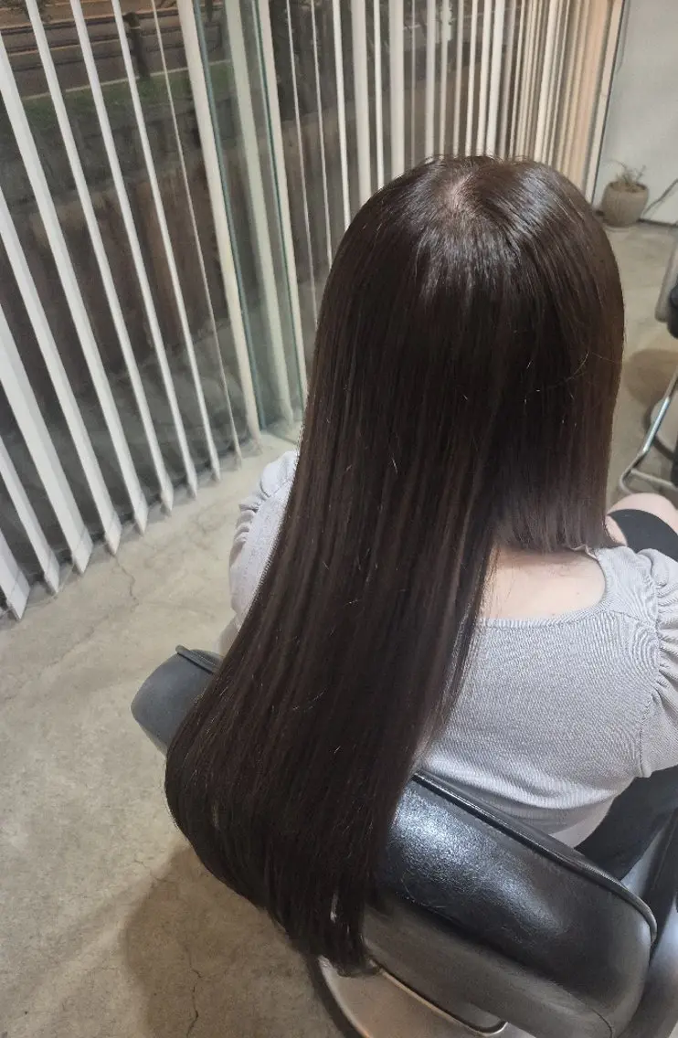 ロング カラー ブラウンカラー 丸藻 陽斗のヘアスタイル