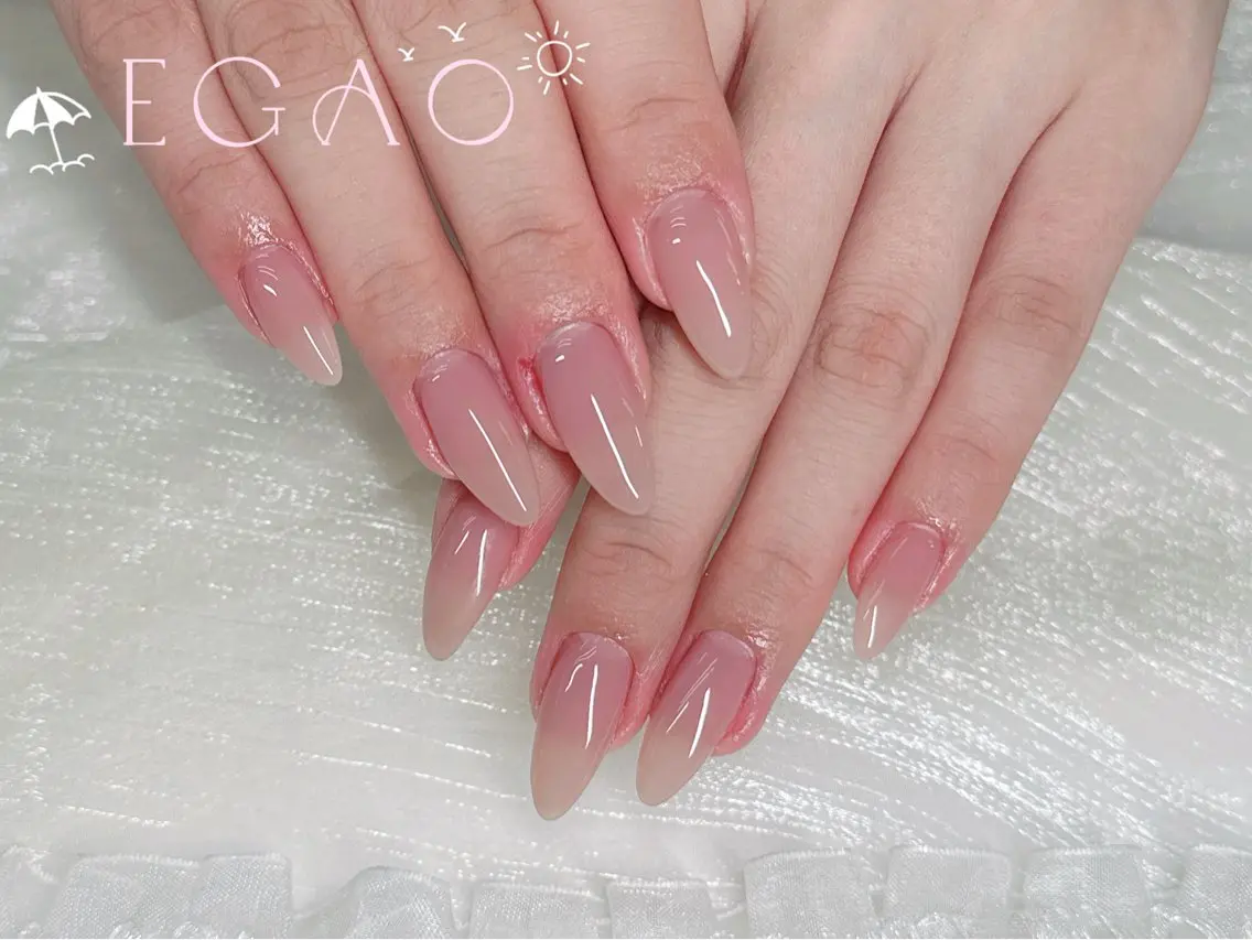 ネイル アートネイル フットネイル フレンチネイル ジェルネイル グラデーション ハンドネイル EGAO NAIL 錦糸町店のネイルデザイン