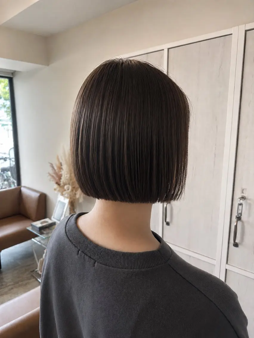 ショート 縮毛矯正 高橋 那美のヘアスタイル